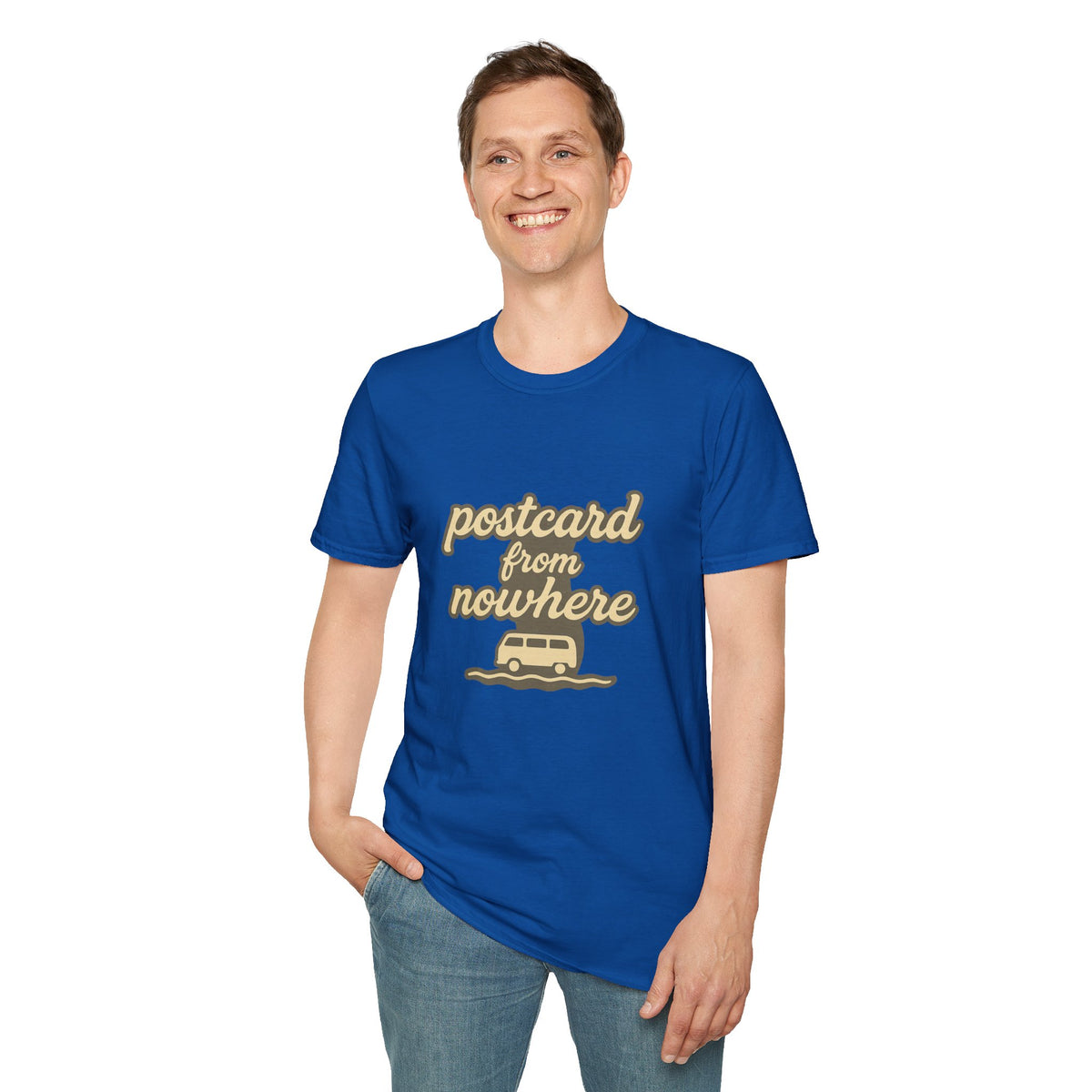 Postcard From Nowhere T‑Shirt – Retro Roadtrip Graphic Tee - Trending Now - August 2026