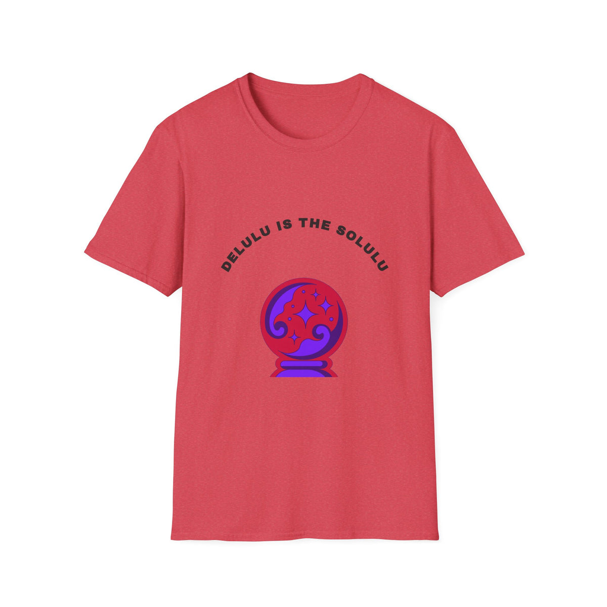 T-Shirt — Delulu Is The Solulu Crystal Ball Graphic Tee - Trending Now - September 2026