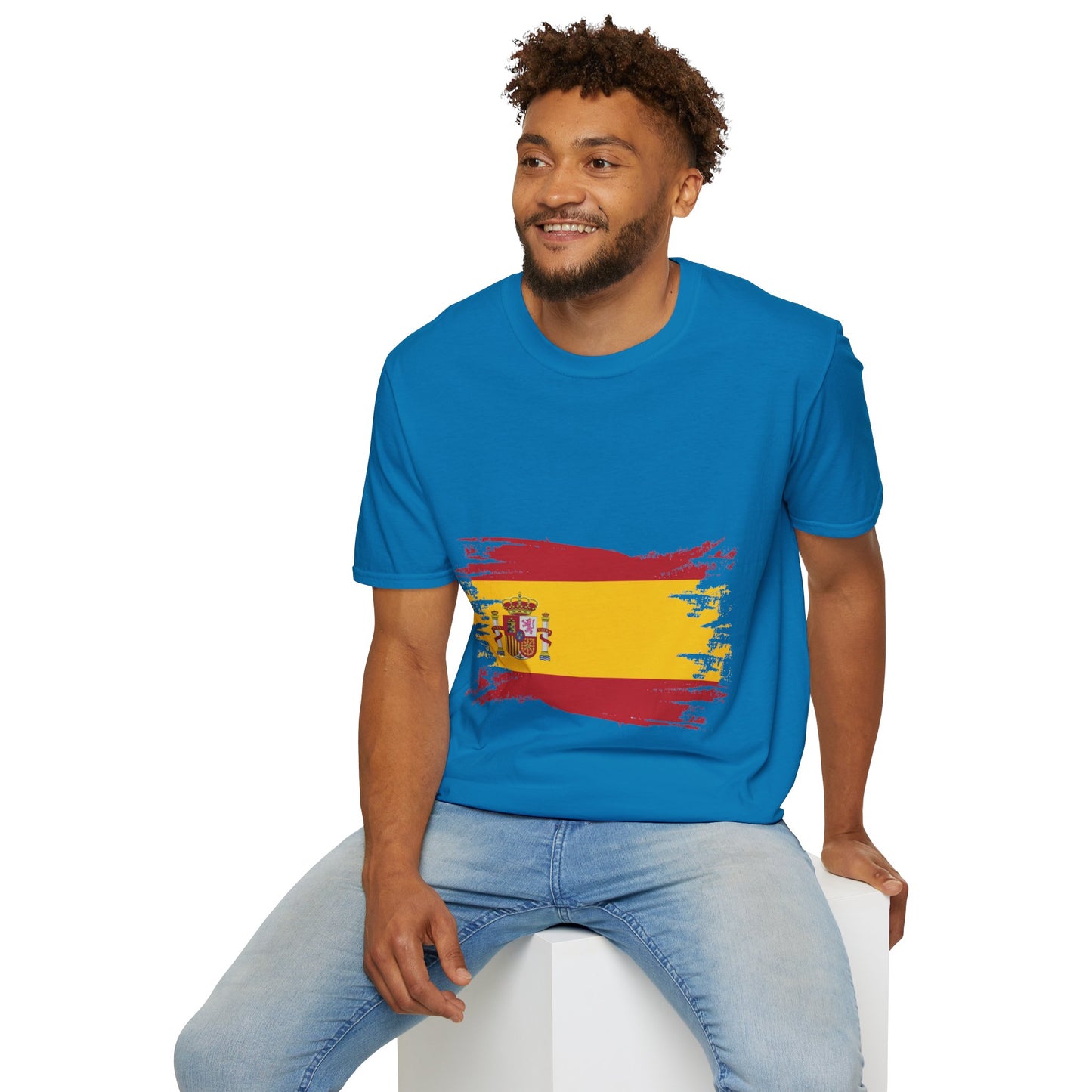 Spain Flag T-Shirt — Distressed Spanish Flag Graphic Tee