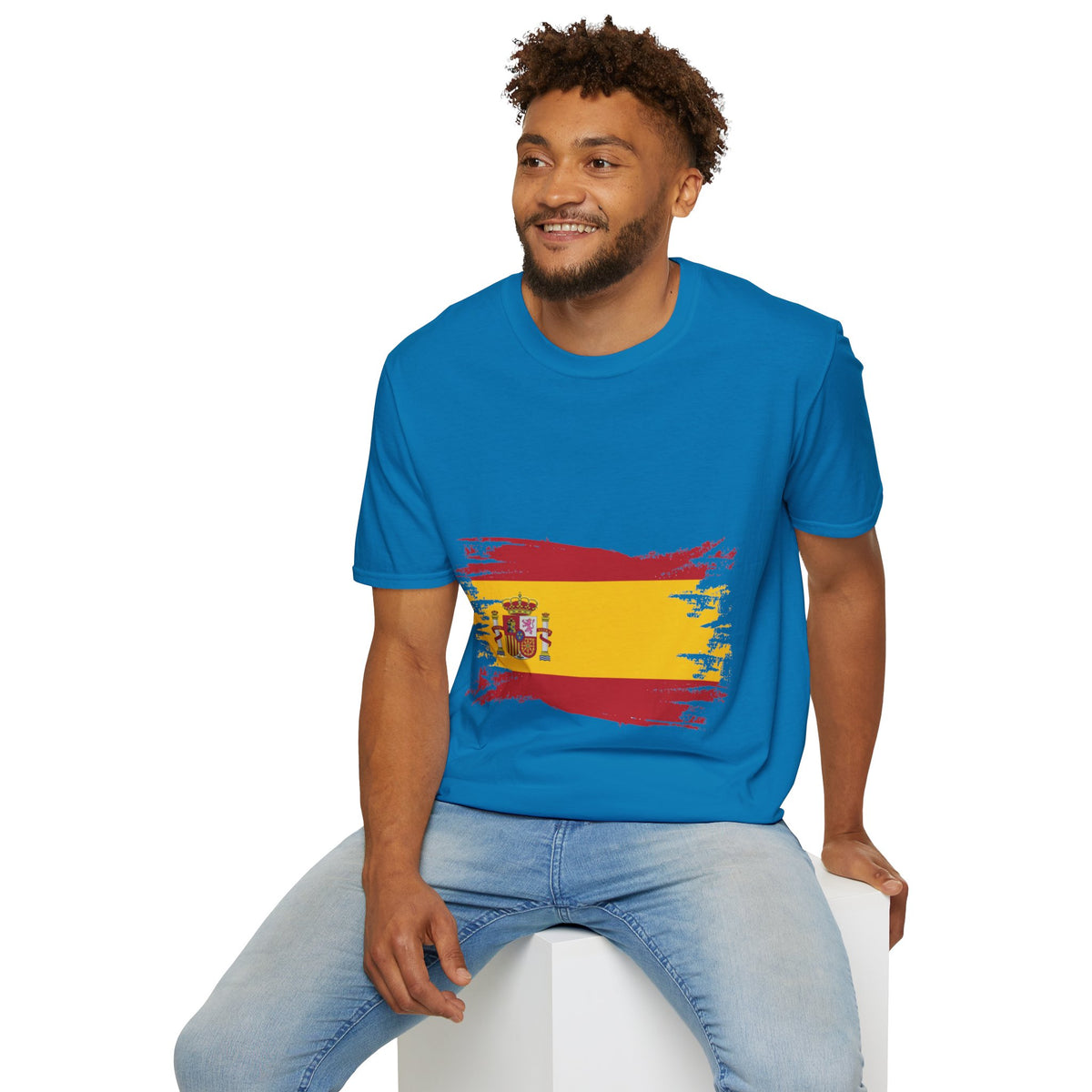 Spain Flag T-Shirt — Distressed Spanish Flag Graphic Tee