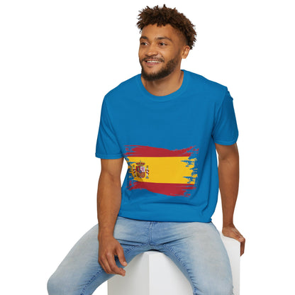 Spain Flag T-Shirt — Distressed Spanish Flag Graphic Tee