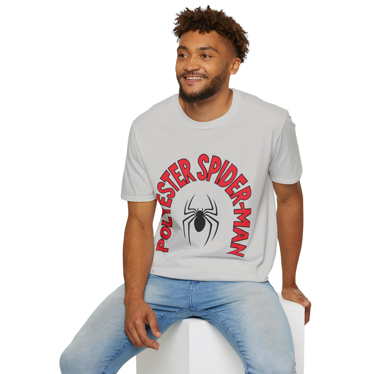 Spider Graphic T-Shirt — "Polyester Spiderman" Retro Spider Logo Tee - Trending Now - August 2026