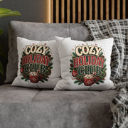 Christmas Cozy Holiday Club Pillowcase — Festive Hot Cocoa Christmas Throw Pillow