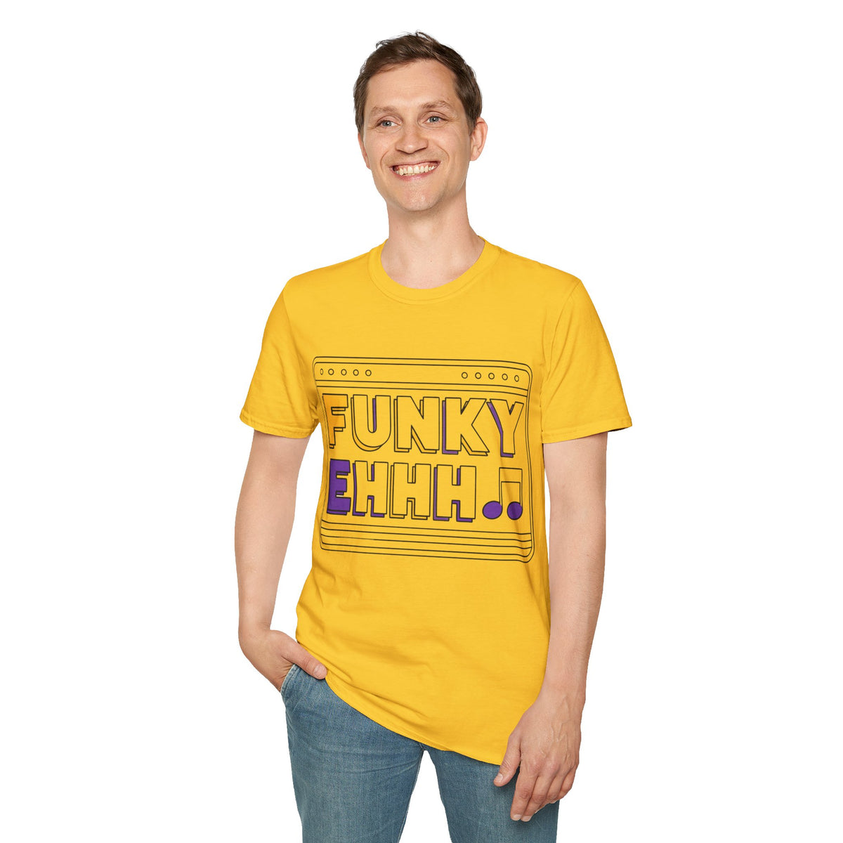 Funky Retro Graphic T‑Shirt — 'FUNKY' Colorblock 70s Vibe Tee - Trending Now - August 2026