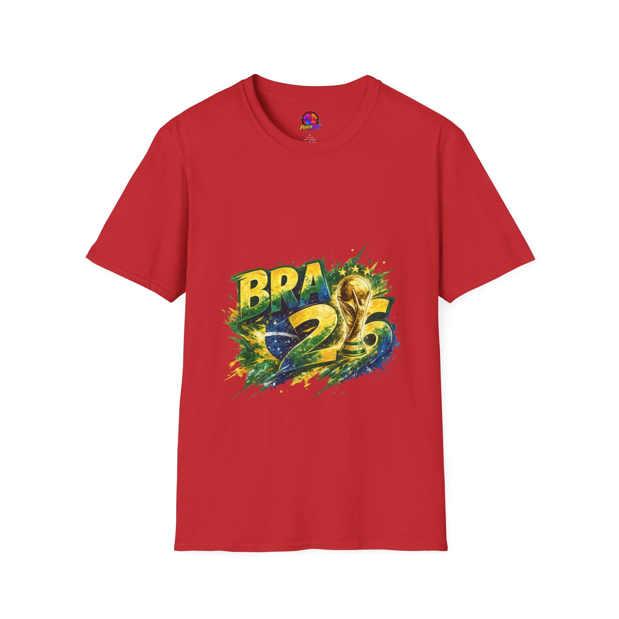 Brazil 25 T‑Shirt — Brazil Soccer World Cup Graphic Tee
