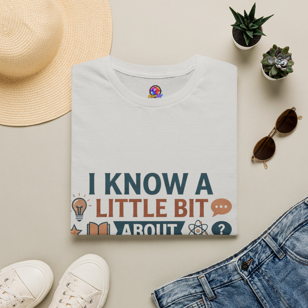 Gemini Funny Horoscope T‑Shirt — "I Know A Little Bit About Everything, It's A Gemini Thing"