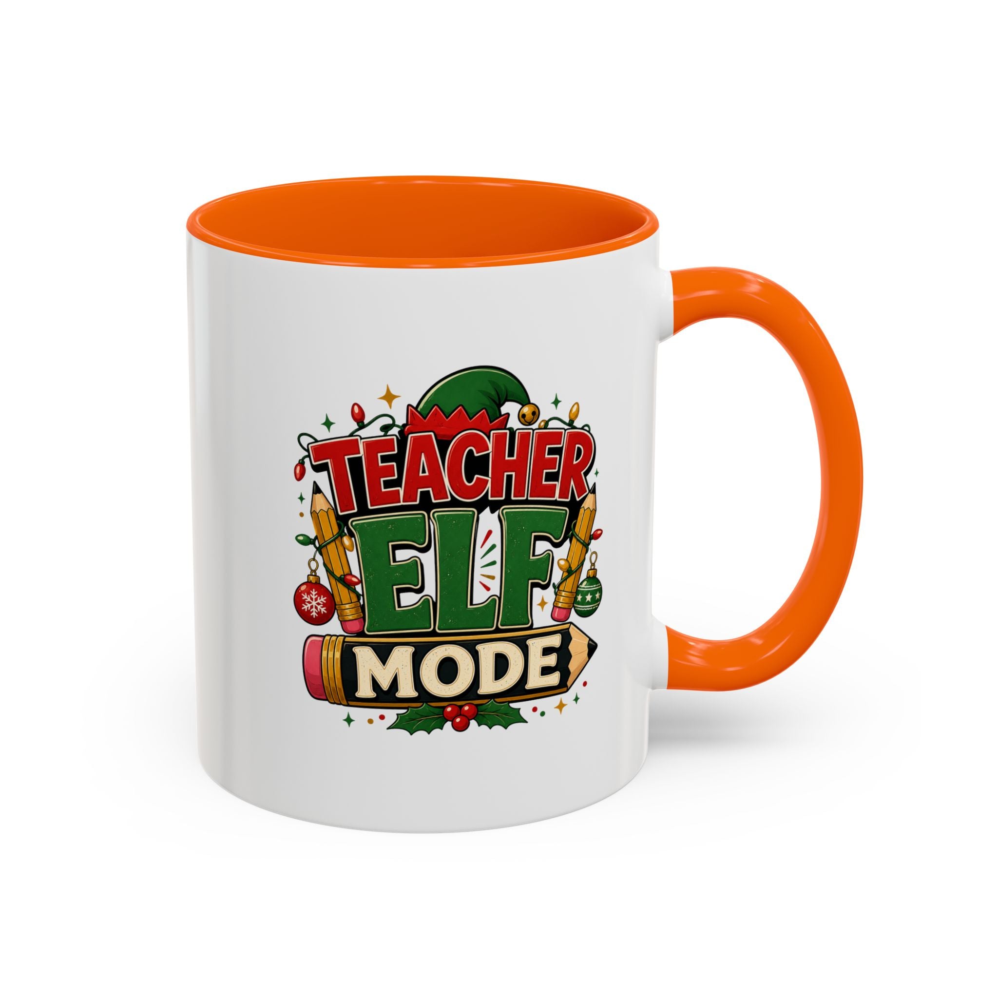 Teacher Elf Mode Coffee Mug — Christmas Teacher Holiday Gift