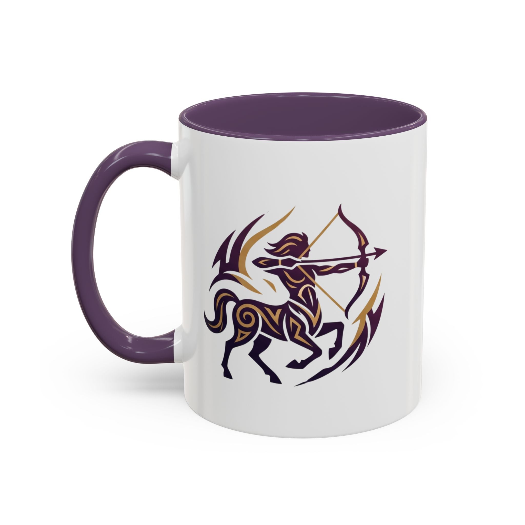 Sagittarius Zodiac Coffee Mug — Archer Centaur Astrology Accent Mug