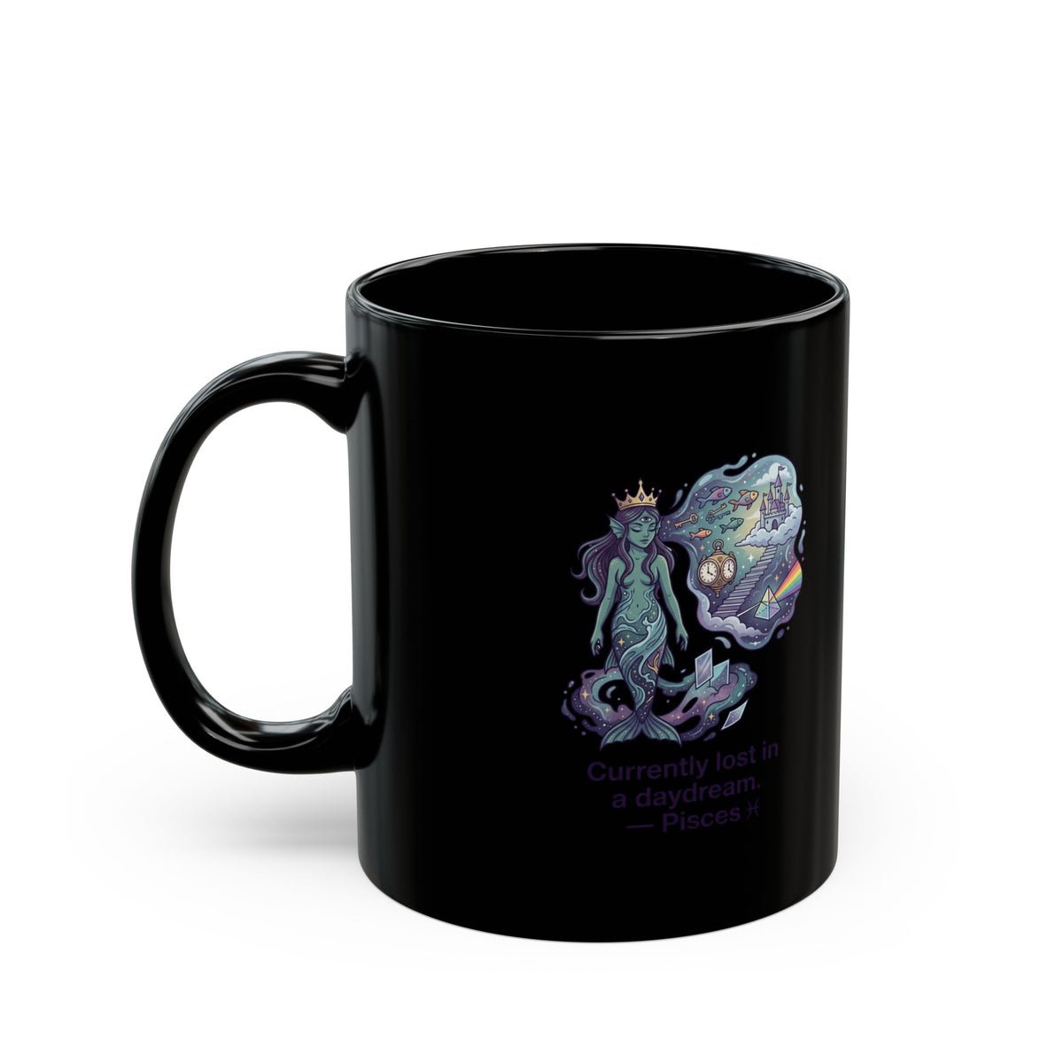 Pisces Zodiac Mug – 'Currently Lost in a Daydream' Astrological Coffee Cup