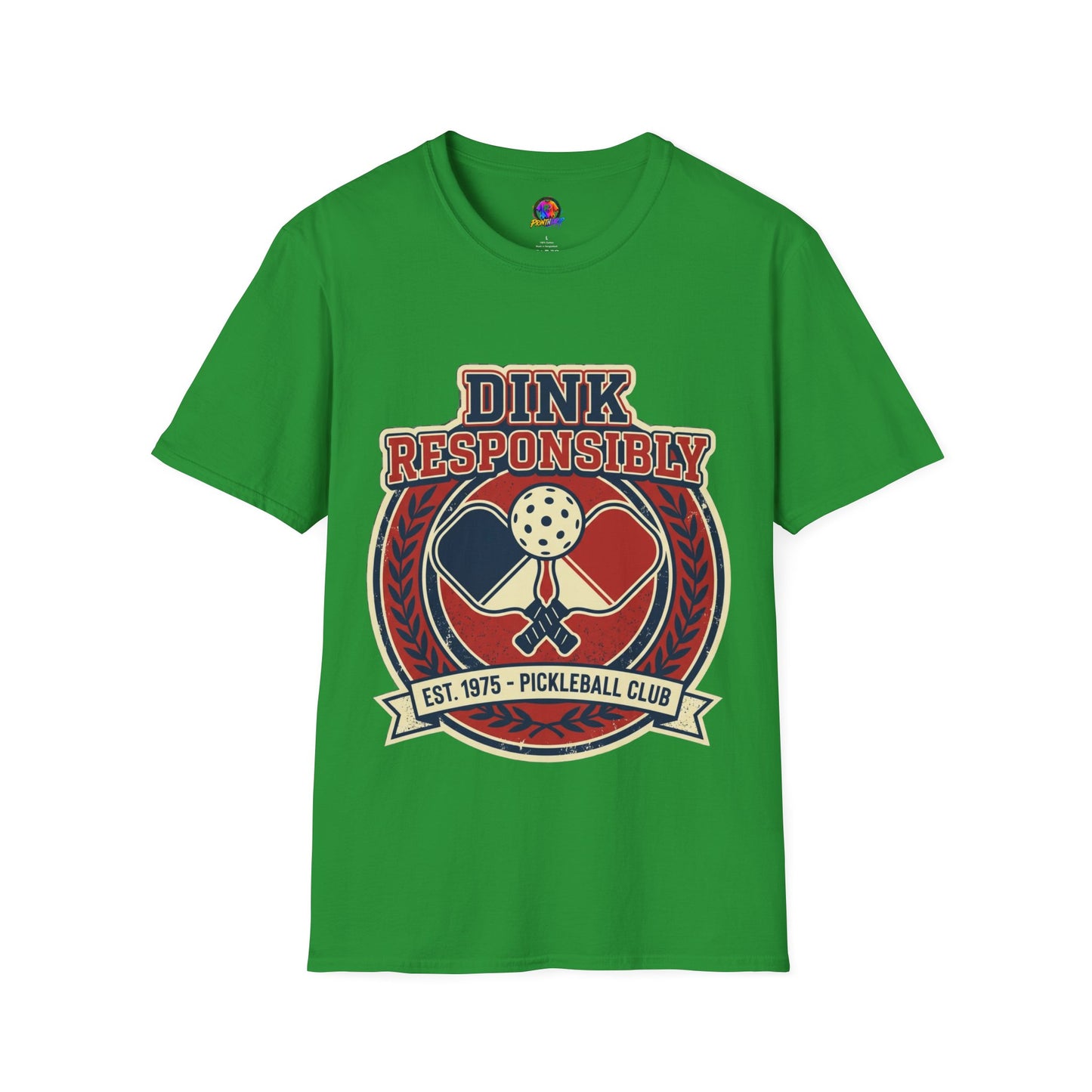 Pickleball T‑Shirt — "Dink Responsibly" Vintage Pickleball Club Tee