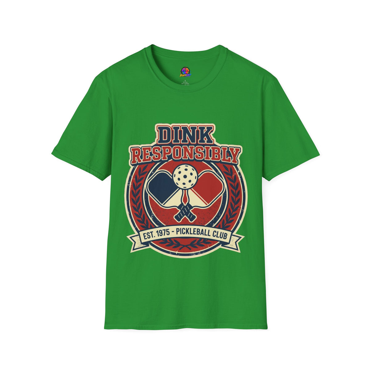 Pickleball T‑Shirt — "Dink Responsibly" Vintage Pickleball Club Tee
