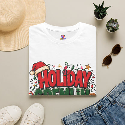 Holiday Gremlin Mode T-Shirt — Christmas Cute Festive Graphic Tee