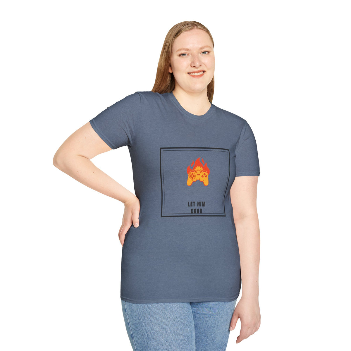 Gaming Controller on Fire T-Shirt — "Let Him Cook" Gamer Tee - Trending Now - September 2026