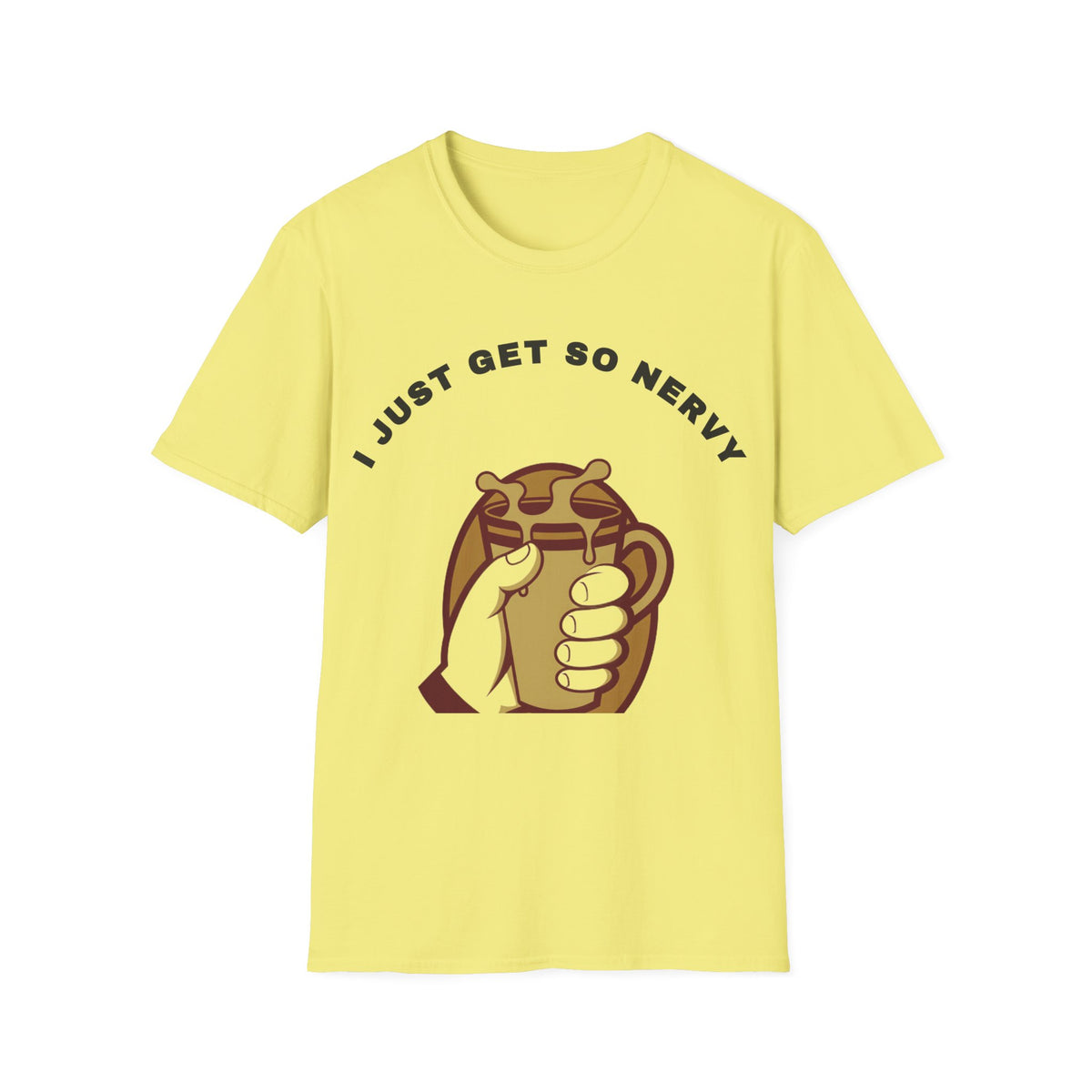 T-Shirt — “I Just Get So Nervy” Nervous Sloth Graphic Tee - Trending Now - September 2026