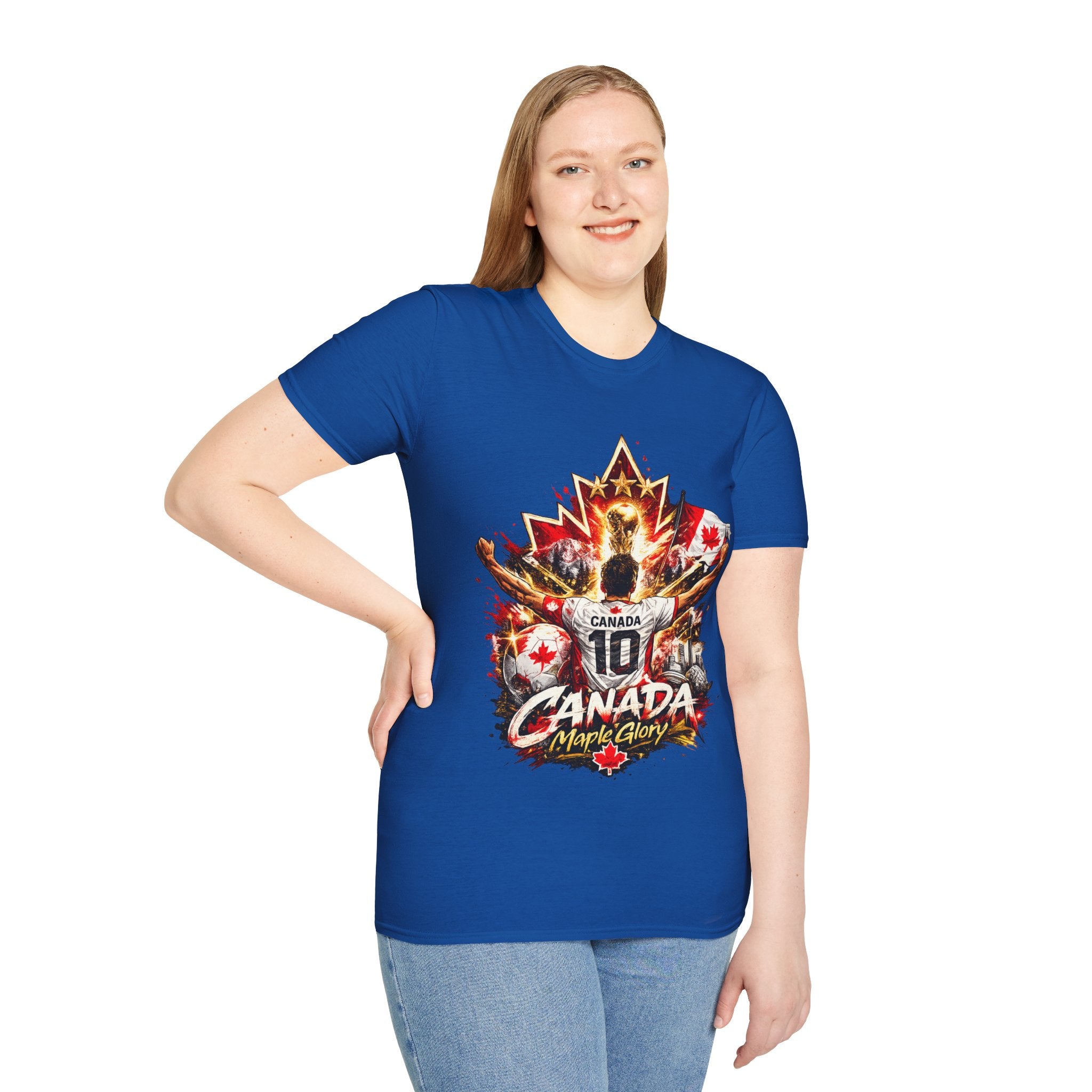 Canada Maple Glory T‑Shirt — Vintage Canadian Maple Leaf Graphic Tee