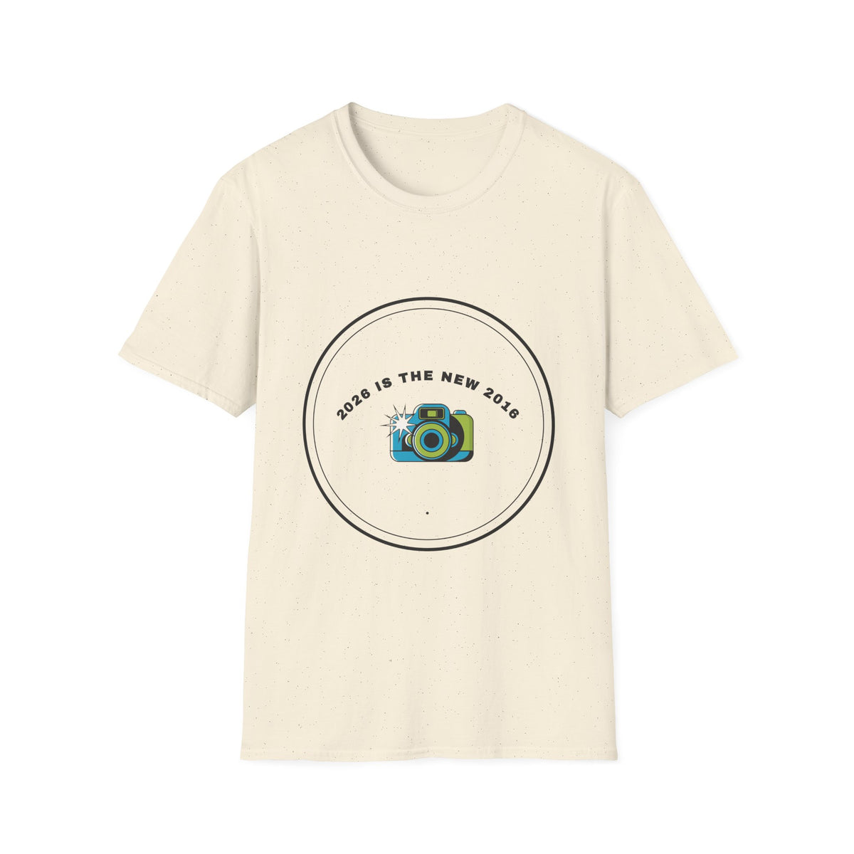 2026 Is The New 2018 T-Shirt — Vintage Camera Graphic Tee - Trending Now - September 2026