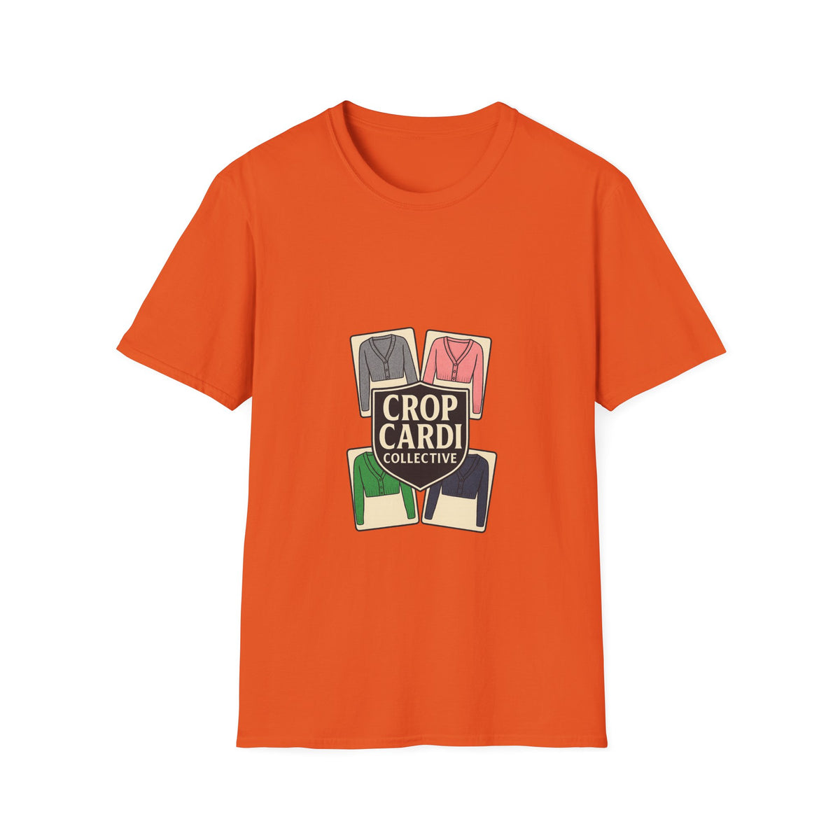 Crop Card Collective T-Shirt — Retro Card Game Logo Tee - Trending Now - October 2026