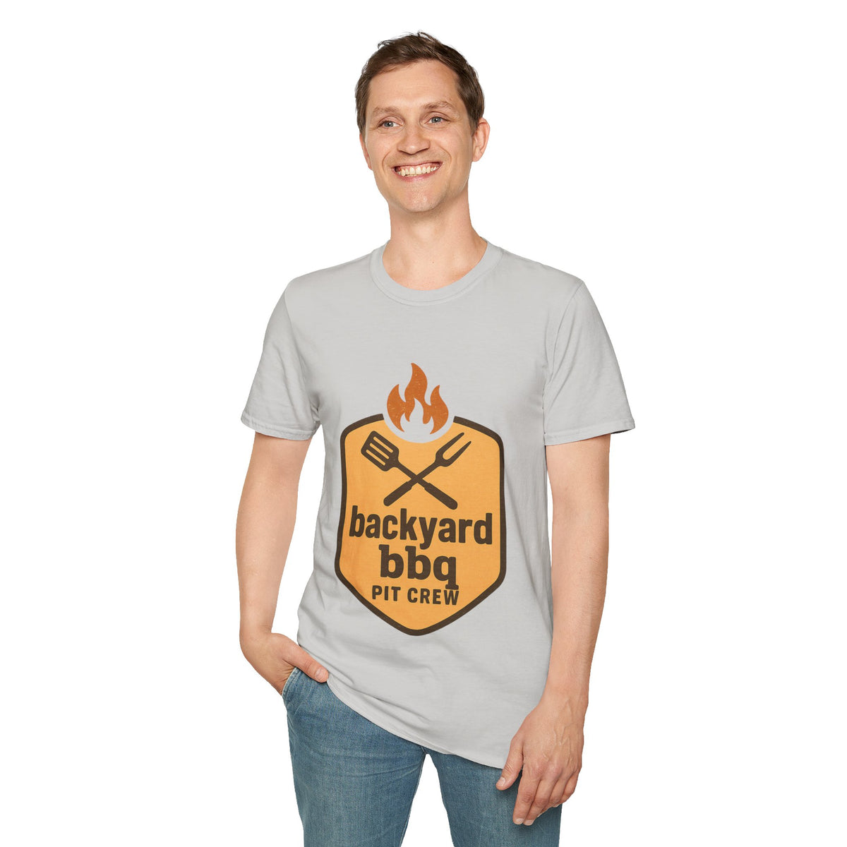 Backyard BBQ T-Shirt — Grilling Badge Tee - Trending Now - August 2026