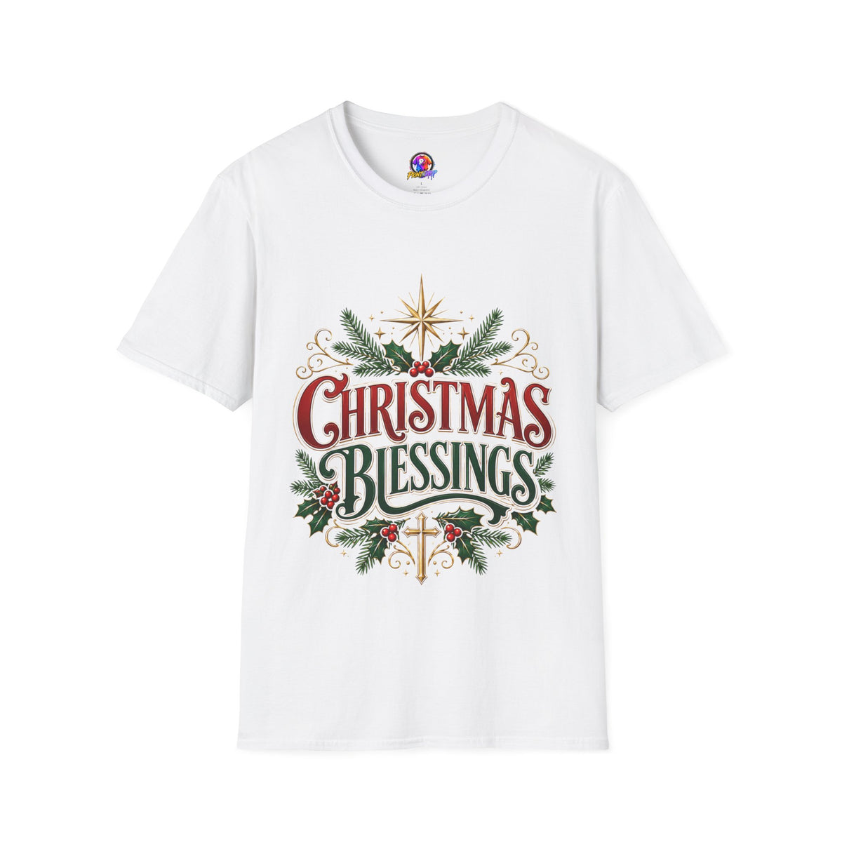 Christmas Blessings T-Shirt – Festive Holiday Graphic Tee