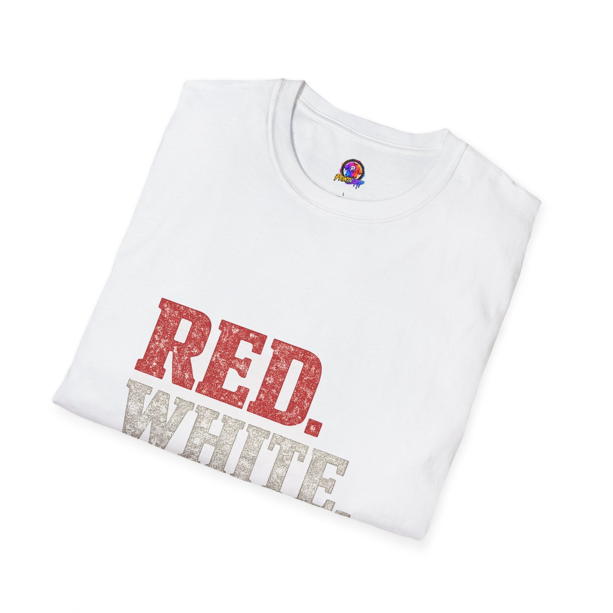 USA Patriotic 'Red. White. Go.' T-Shirt — 4th of July Independence Day Tee