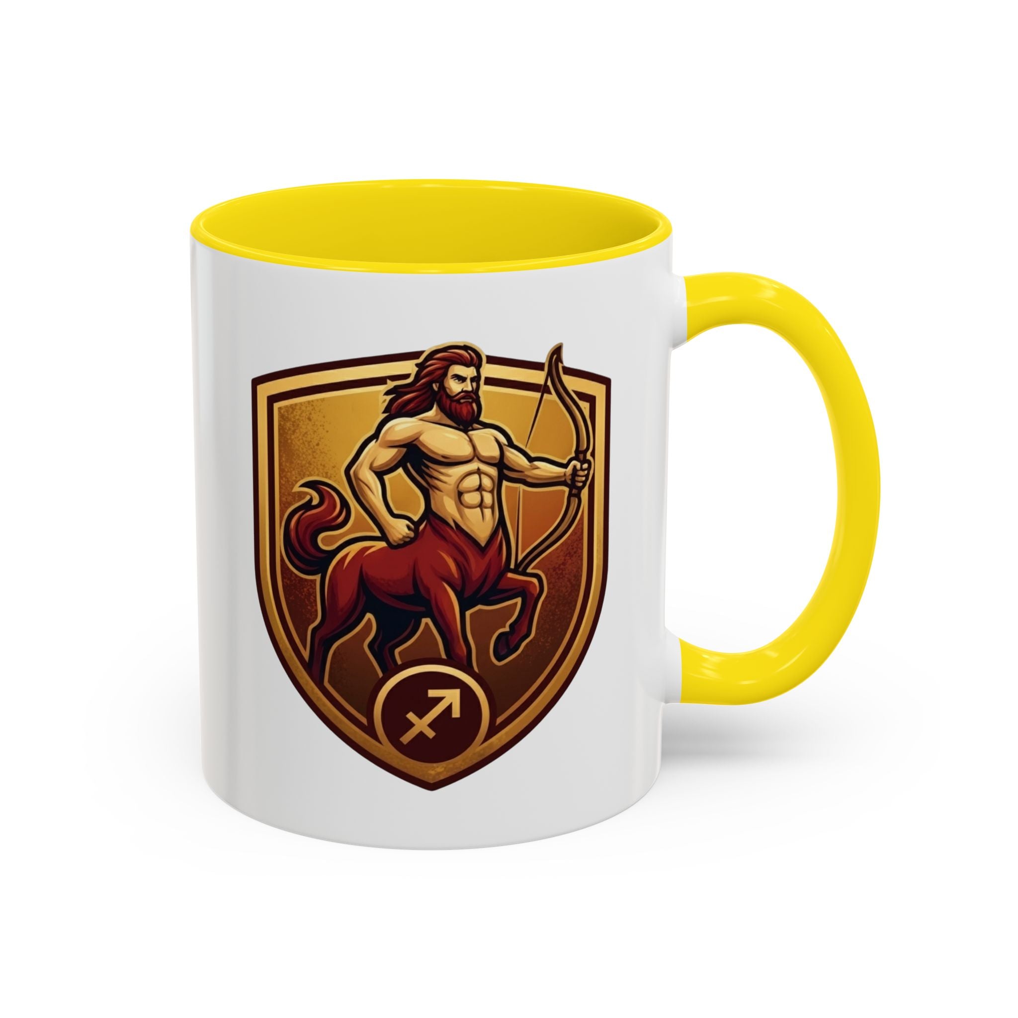 Sagittarius Centaur Coffee Mug — Zodiac Archer Accent Mug (11/15oz)
