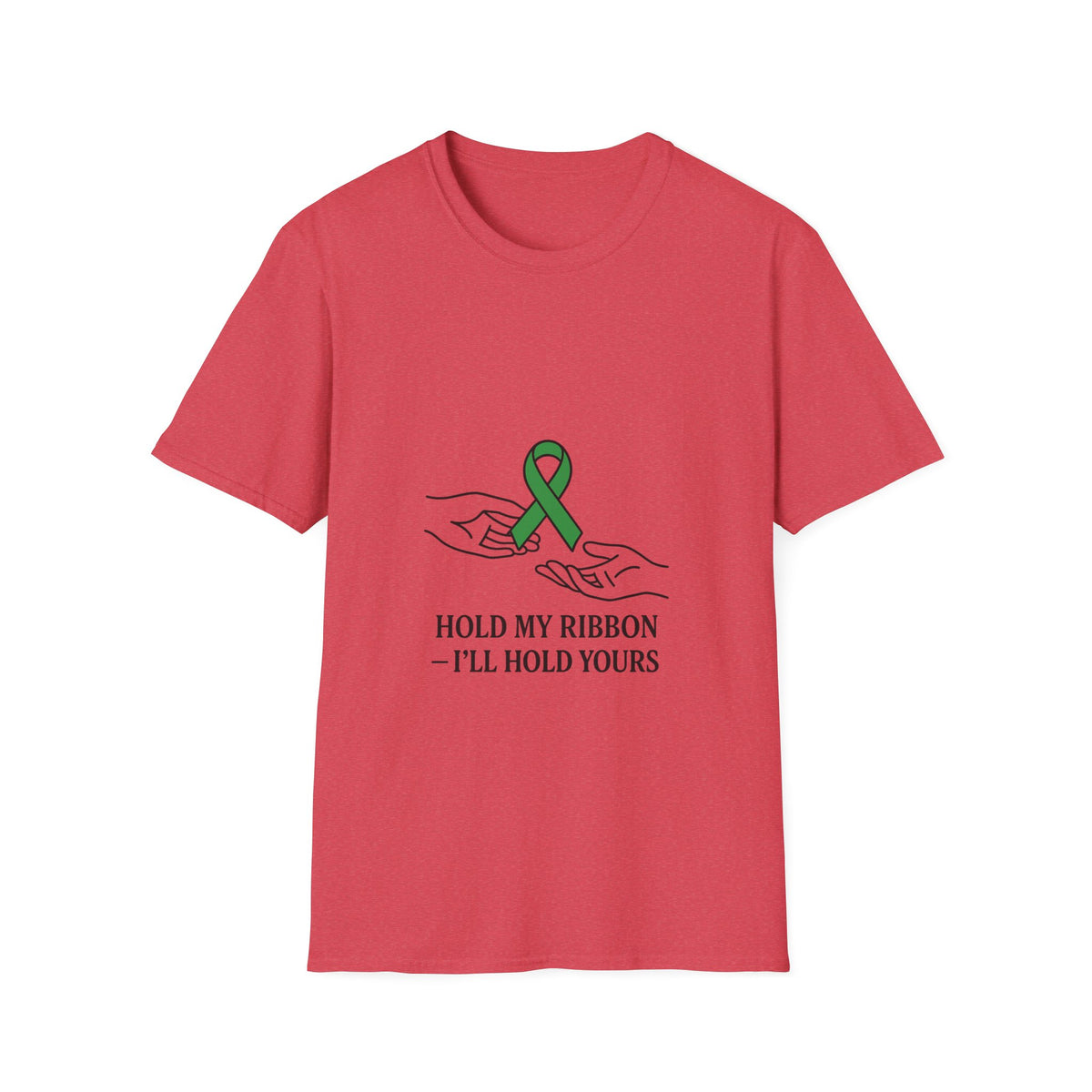 Awareness Ribbon Tee — "Hold My Ribbon, I'll Hold Yours" - Trending Now - October 2026