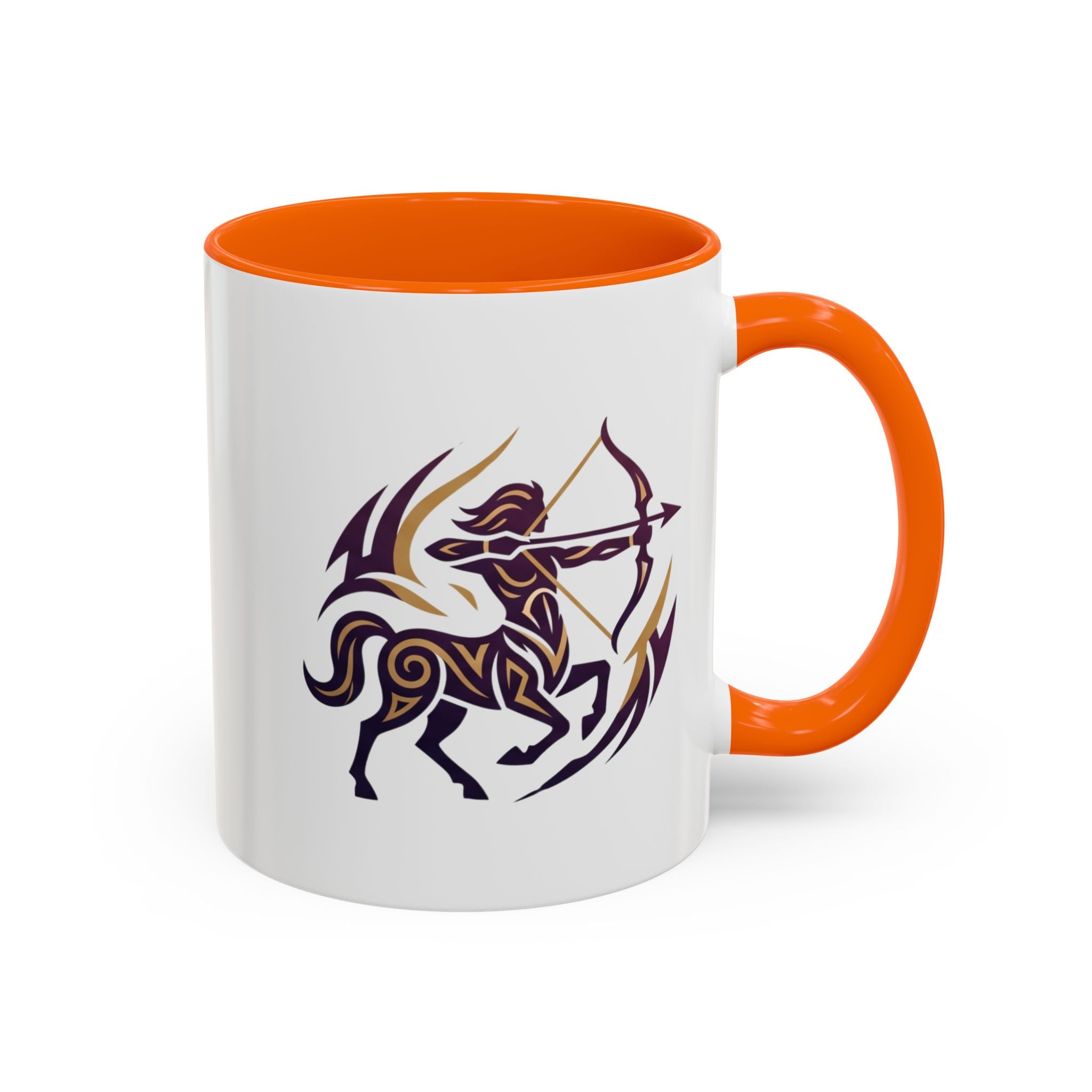 Sagittarius Zodiac Coffee Mug — Archer Centaur Astrology Accent Mug