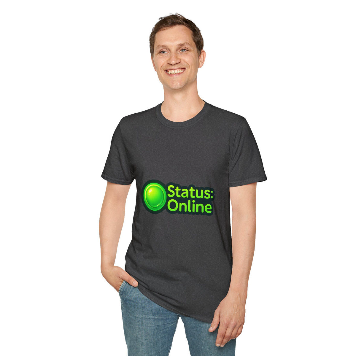 Status Online T-Shirt — Green Online Status Icon Tee - Trending Now - October 2026