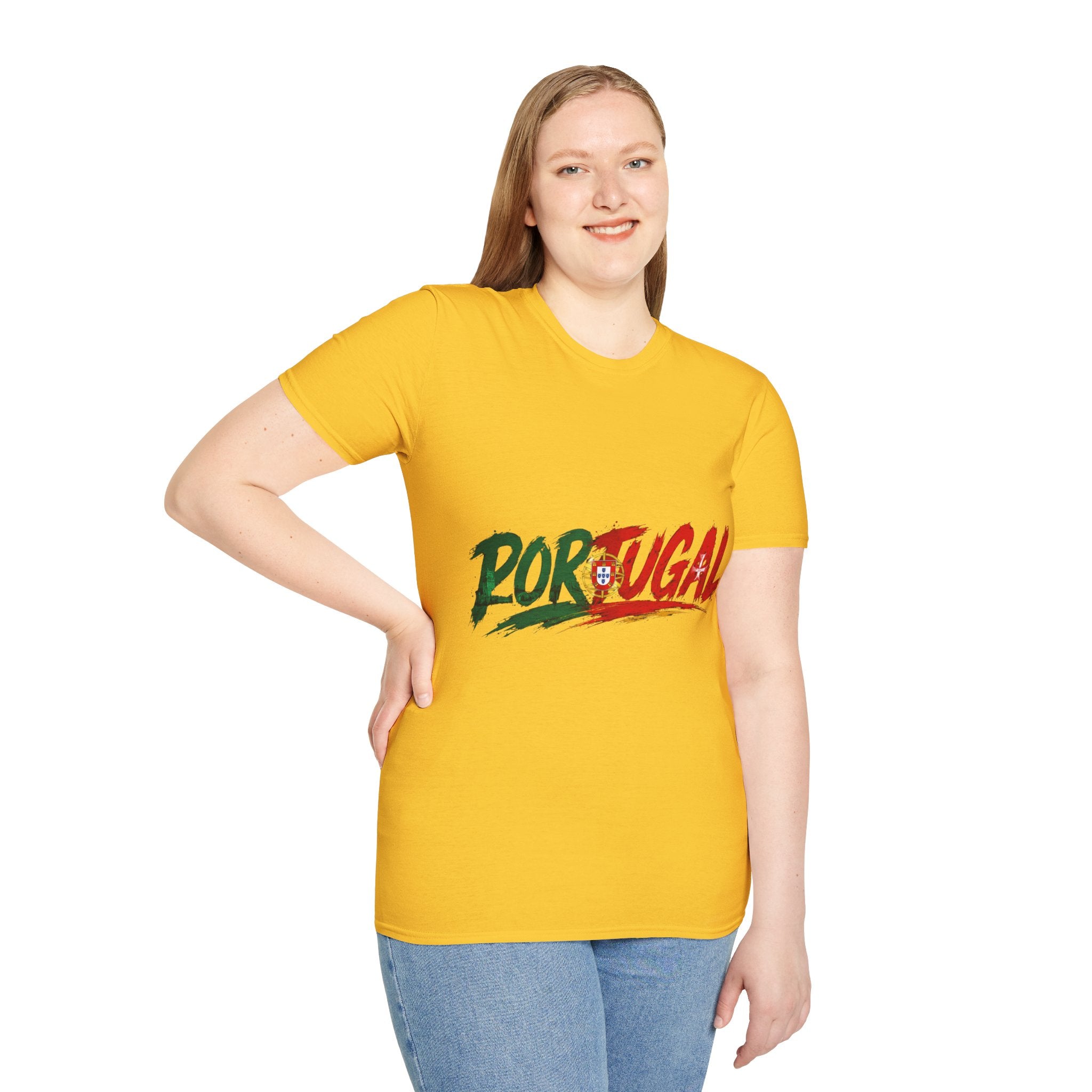 Portugal Flag Script T-Shirt — Portuguese Pride Tee