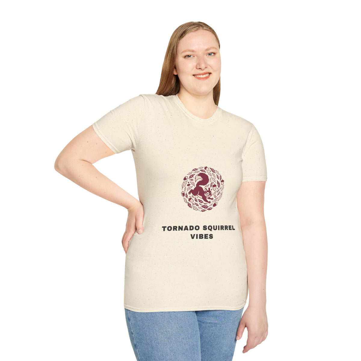 T-Shirt — Tornado Squirrel Vibes Minimal Graphic Tee - Trending Now - September 2026