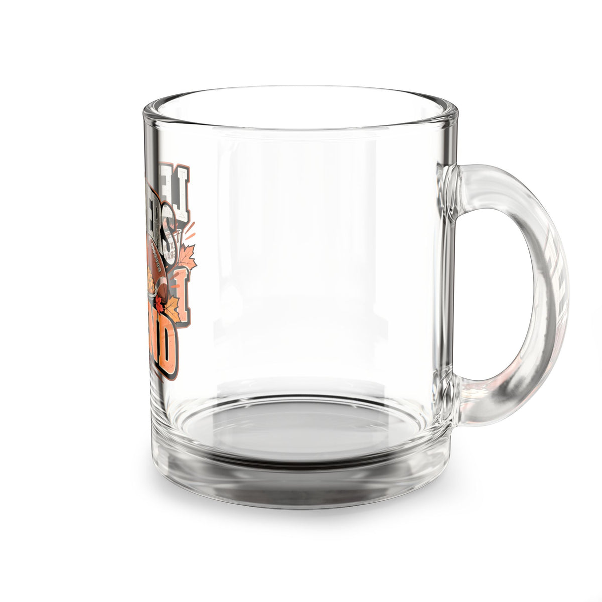 Glass Mug — "Leftovers Legend" Thanksgiving Turkey Coffee Mug