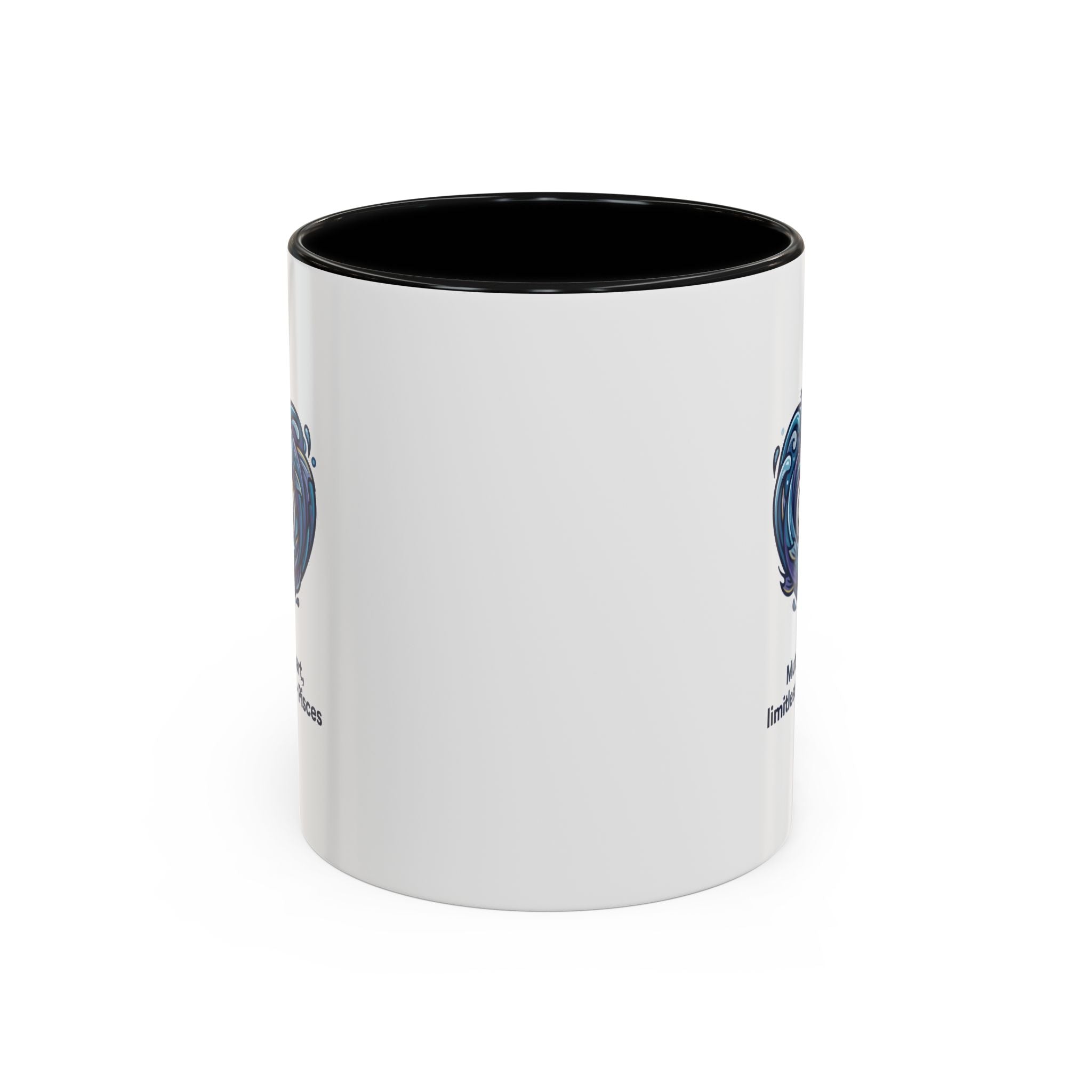Pisces Heart Coffee Mug — "Mutable heart, limitless love" Zodiac Gift