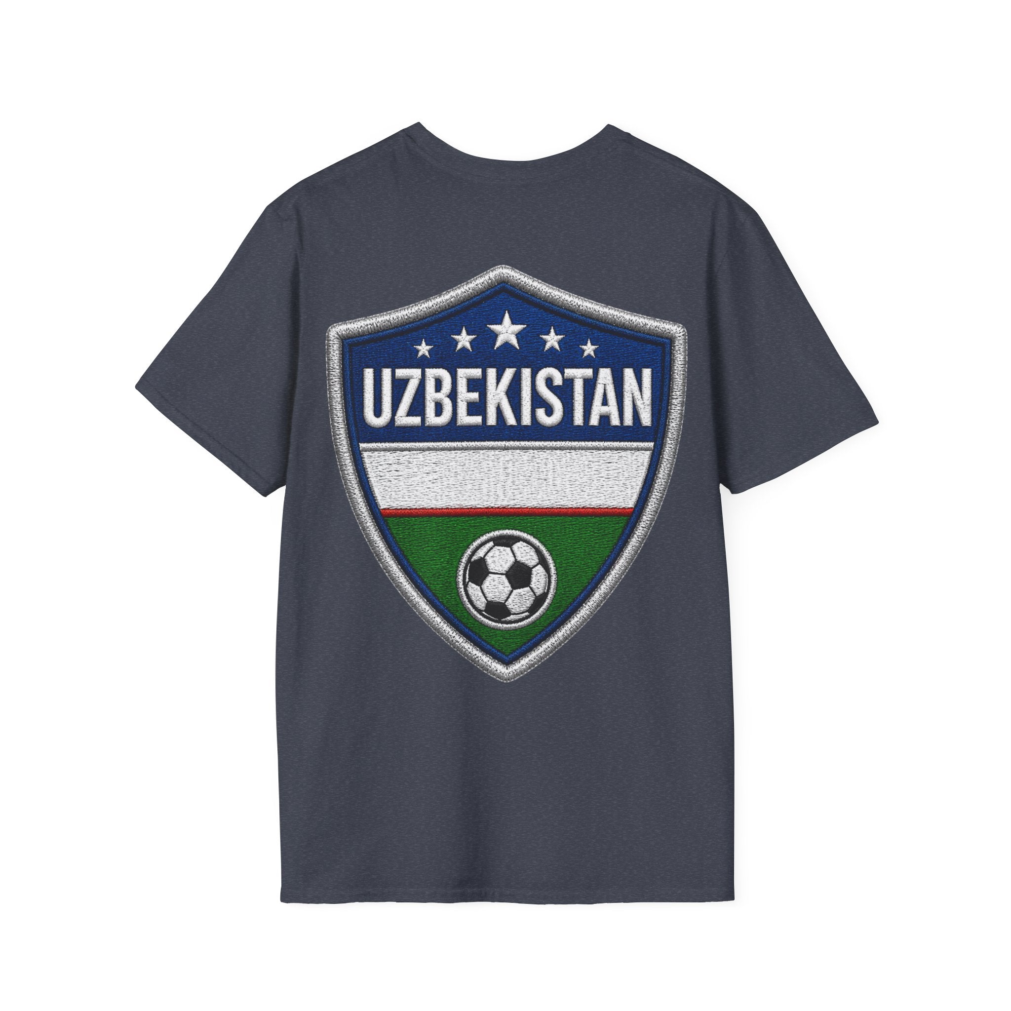 Silk Road Strike Soccer T-Shirt — Uzbekistan Football Graphic Tee