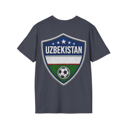 Silk Road Strike Soccer T-Shirt — Uzbekistan Football Graphic Tee