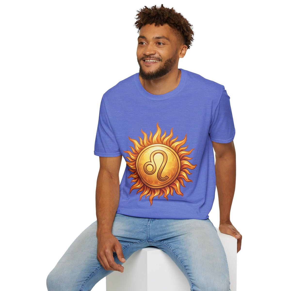 Leo Sun T‑Shirt — Zodiac Sunburst Graphic Tee