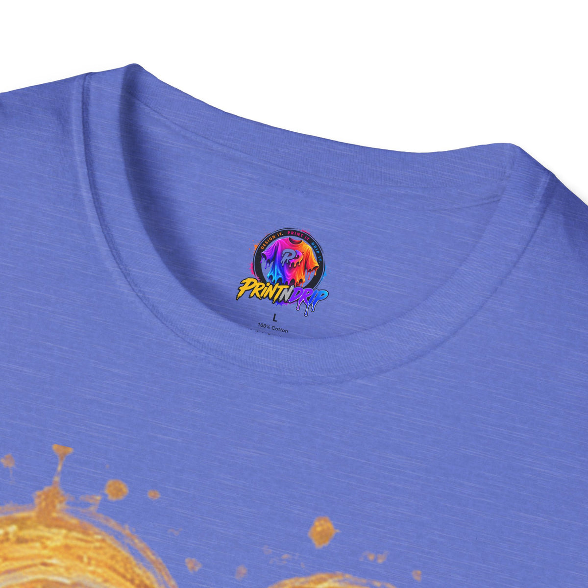 Childhood Cancer Awareness T-Shirt — "Fighter Today Brighter Tomorrow" Gold Ribbon