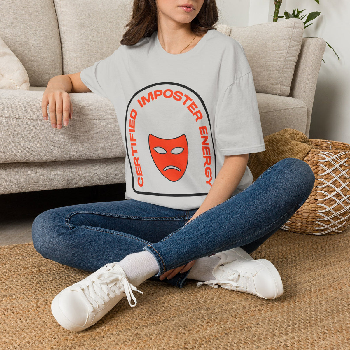 Certified Imposter Energy T-Shirt — Funny Sarcastic Graphic Tee - Trending Now - August 2026