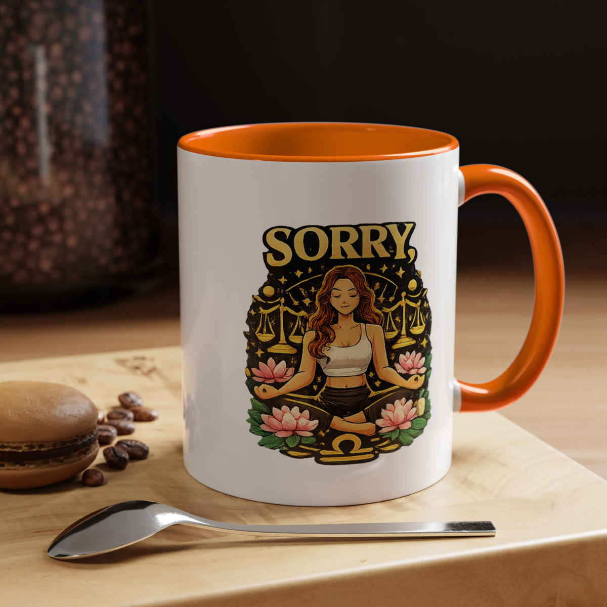 Libra Zodiac Accent Coffee Mug