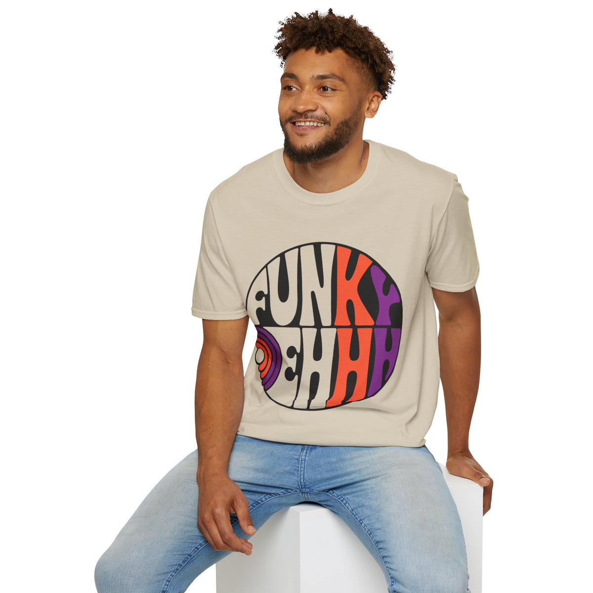 Funk Vibes Graphic T-Shirt — Retro 70s Circle Design - Trending Now - August 2026