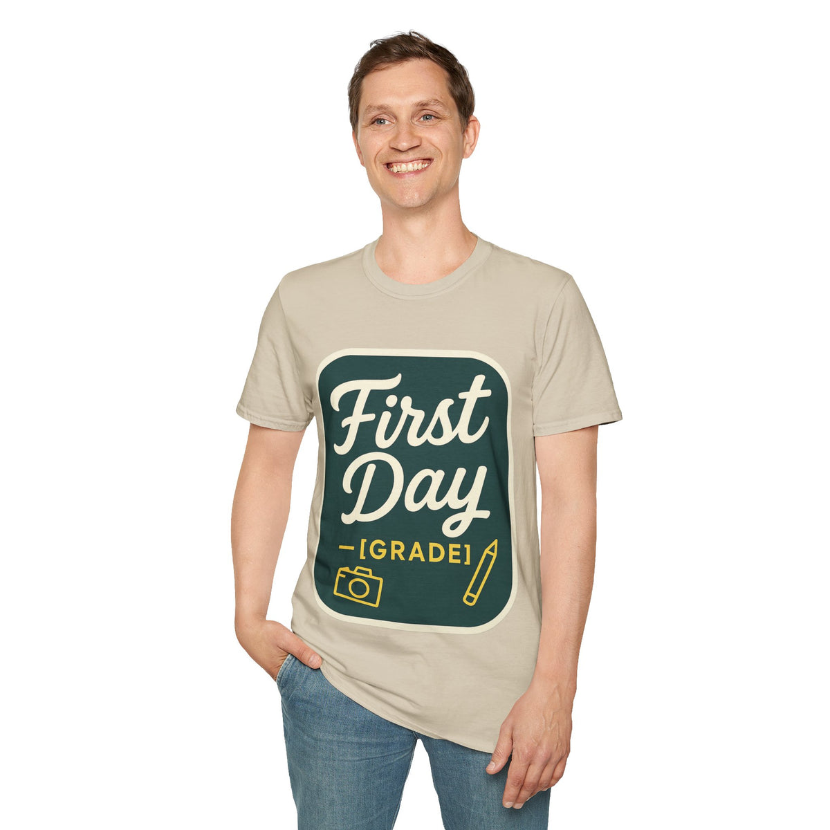 First Day T-Shirt — Retro "First Day (Grade 1)" Back-to-School Tee - Trending Now - August 2026