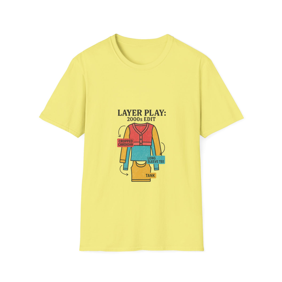 Layer Play: 2000s Edit T-Shirt - Trending Now - October 2026