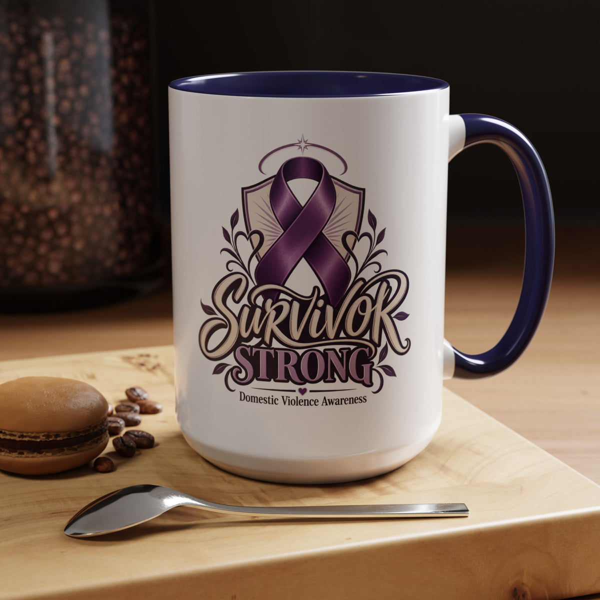Domestic Violence Awareness Survivor Strong Coffee Mug