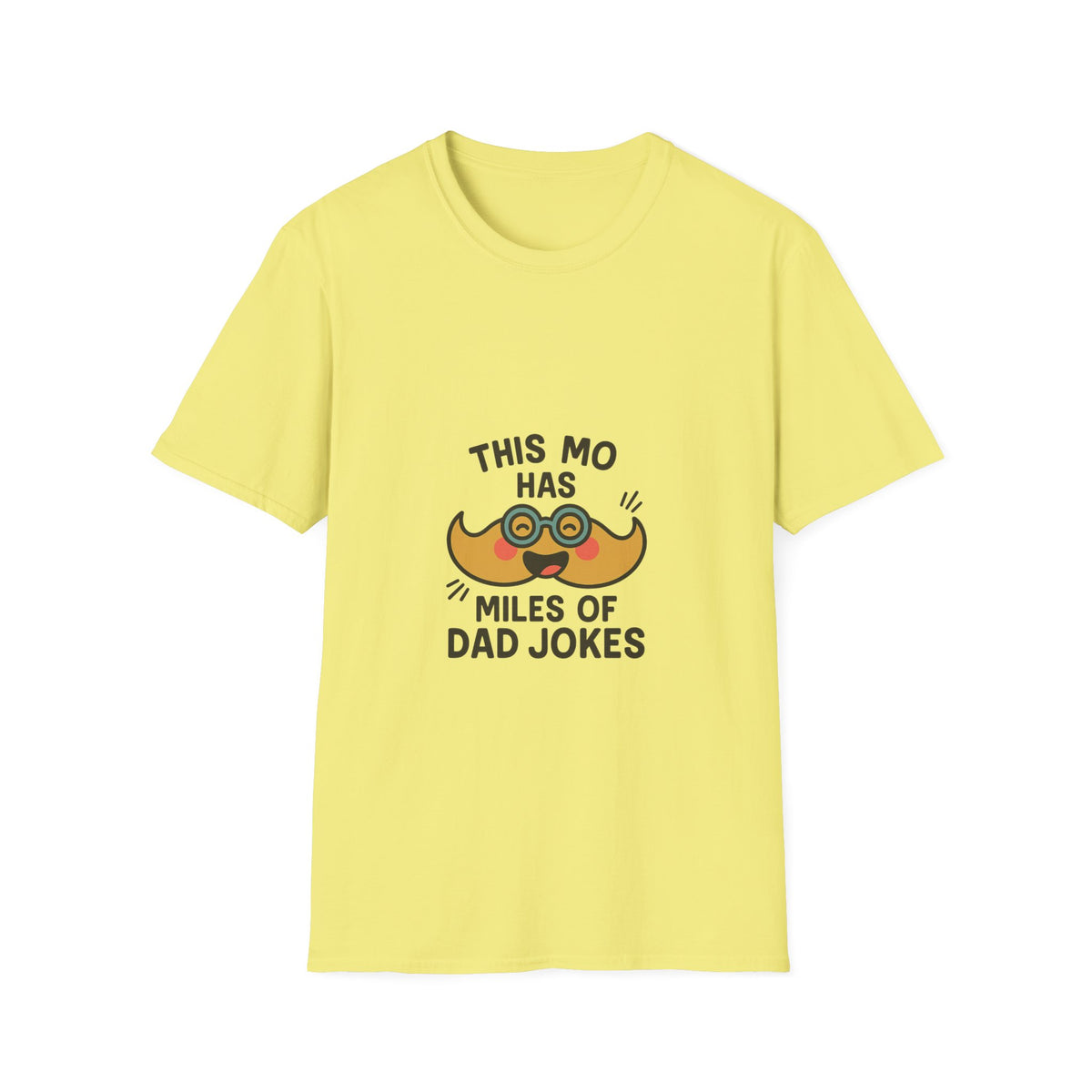 Dad Jokes T-Shirt — "This Mo Has Miles of Dad Jokes" Funny Father’s Day Tee - Trending Now - October 2026