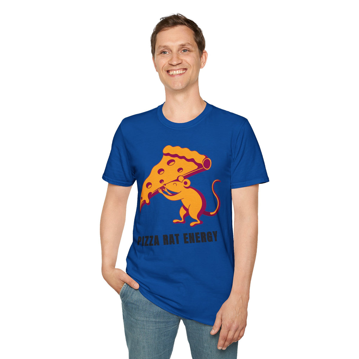 Pizza Rat Energy T-Shirt — Funny Pizza Slice & Rat Graphic Tee - Trending Now - September 2026