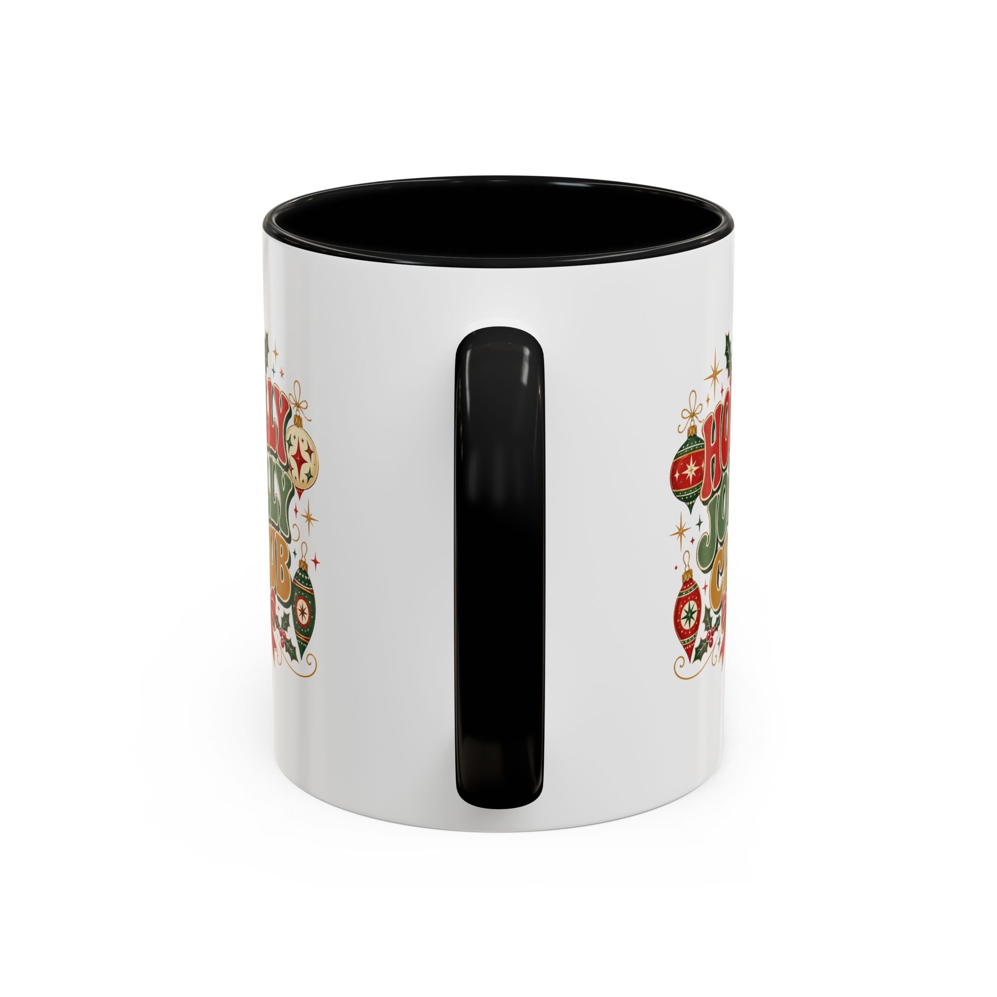 Accent Coffee Mug Holly Jolly Club