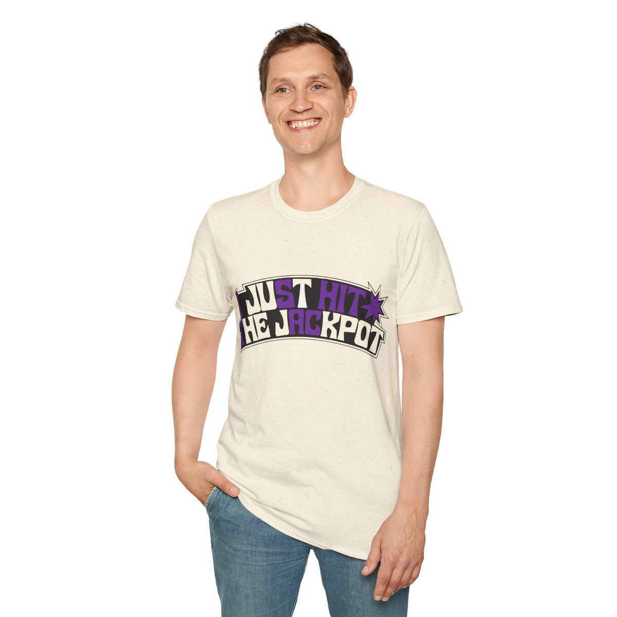 Just Hit the Jackpot T-Shirt — Retro Casino Graphic Tee - Trending Now - August 2026