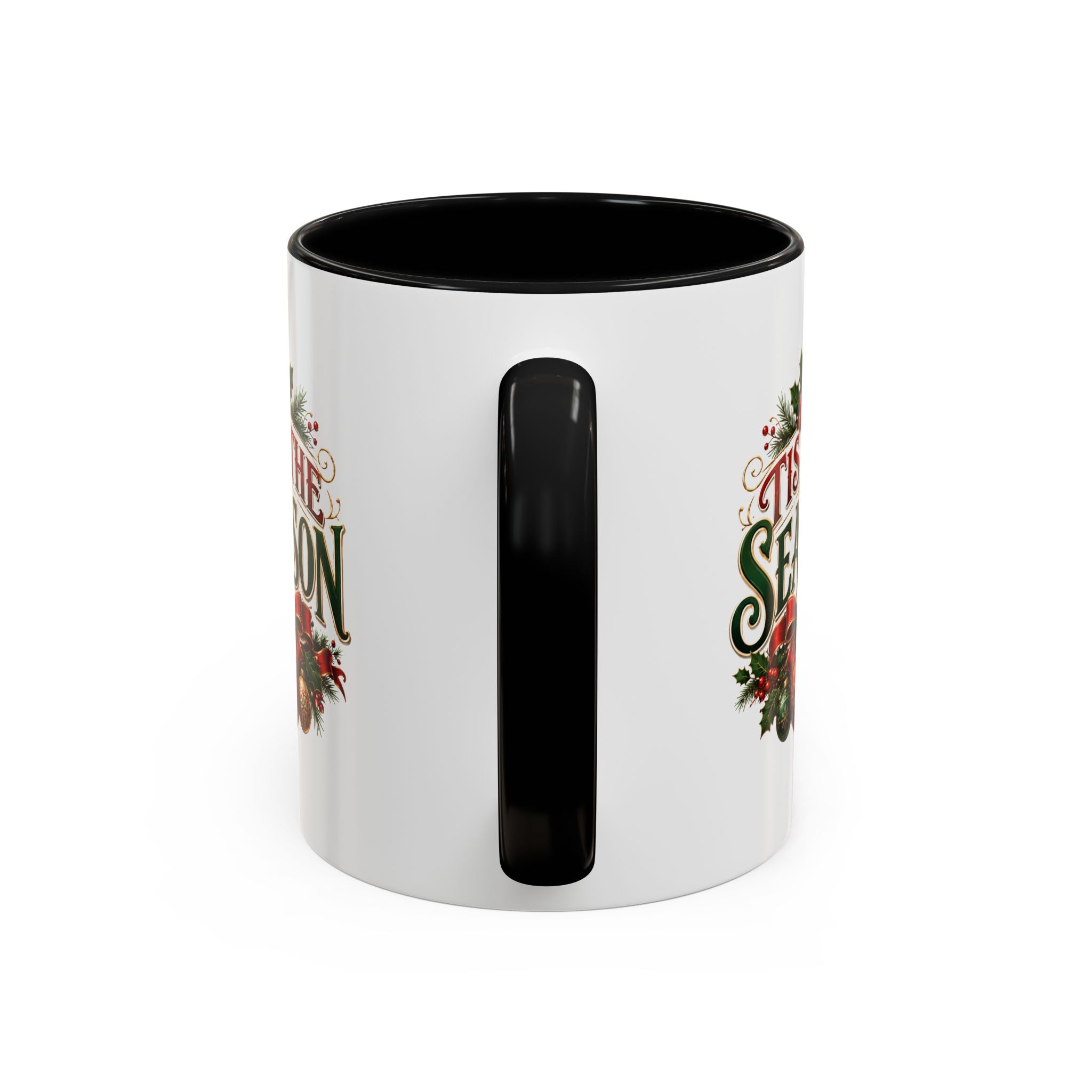 Tis The Season Accent Coffee Mug - Holiday Christmas Coffee Cup
