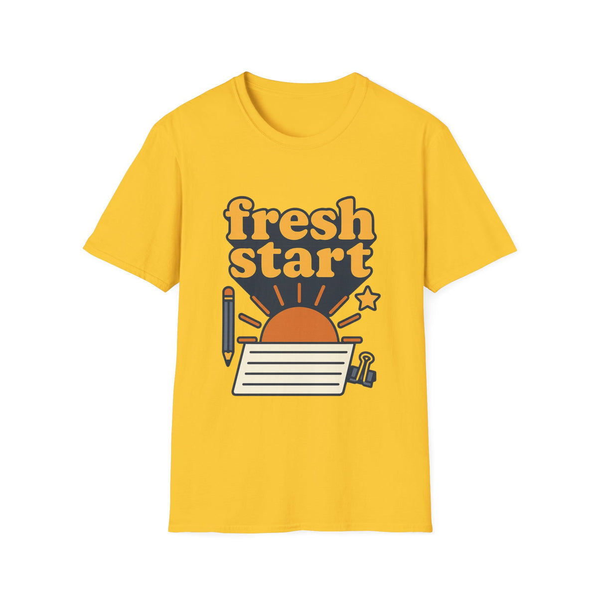 Fresh Start T-Shirt – Retro Sunrise Graphic  - Trending Now - August 2026