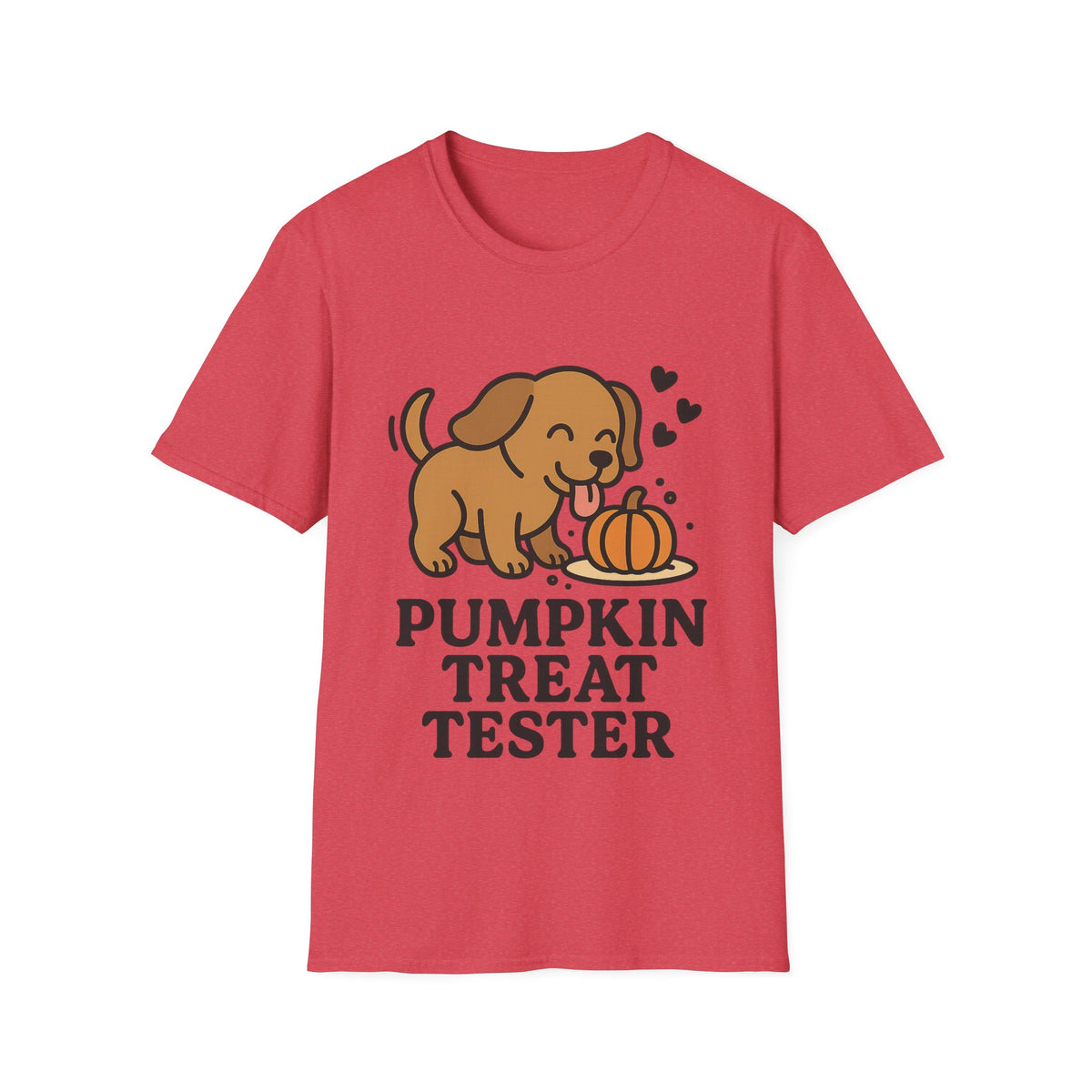 Pumpkin Treat Tester Cute Dog Graphic Tee, Funny Autumn Season Puppy T-Shirt - Trending Now - September 2026