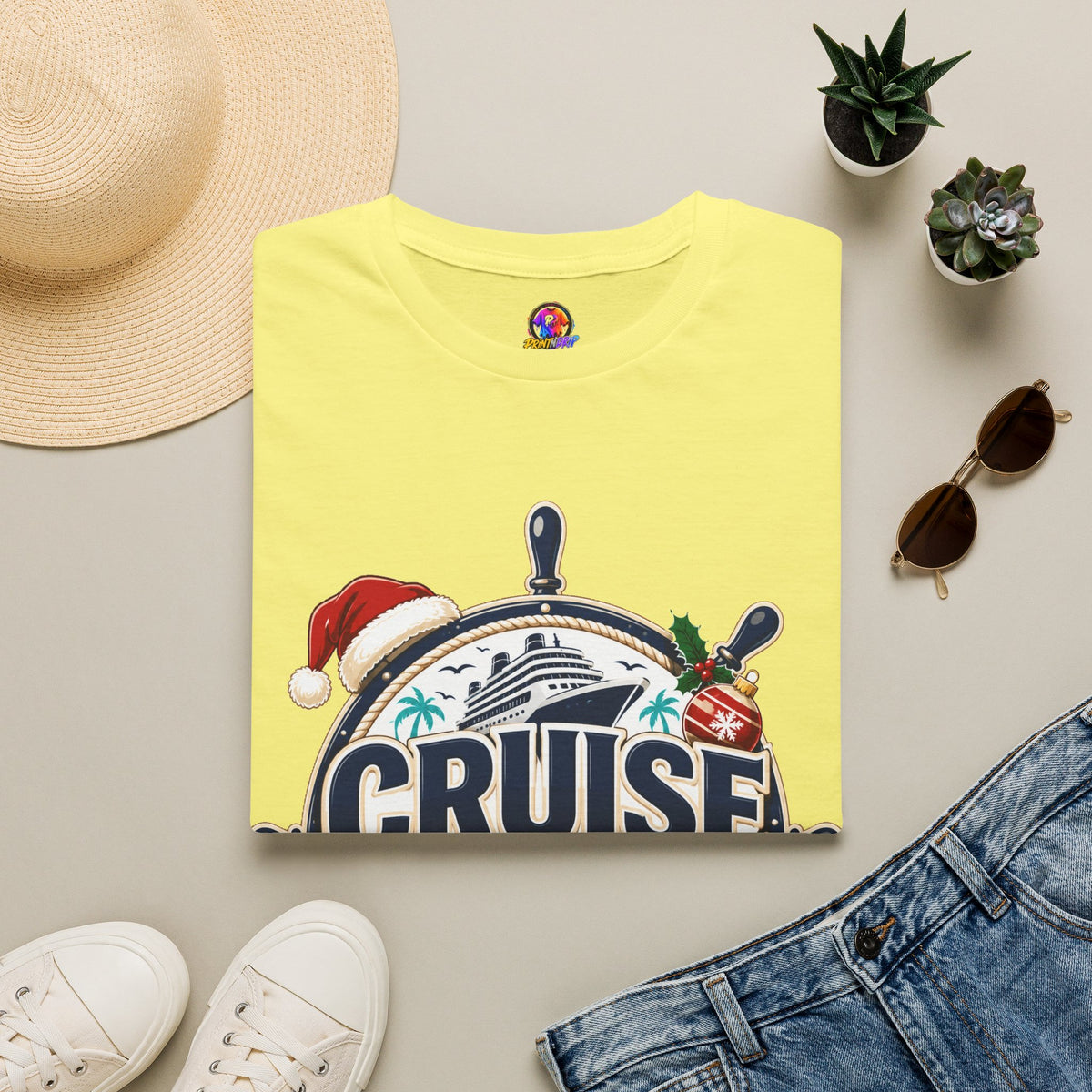 Cruise Crew Christmas T-Shirt — Holiday Cruise Vacation Tee